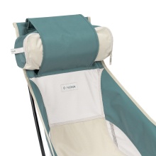 Helinox Campingstuhl Chair Two (hohe Rückenlehne stützt Rücken, Nacken und Schulter) beige/blaugrün